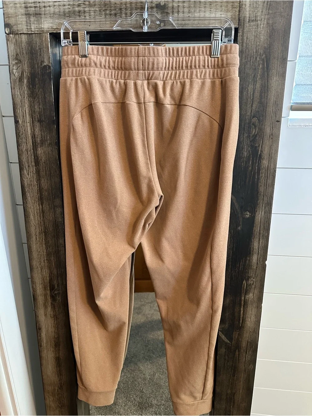 Kyodan Drawstring Joggers in Camel M Lounge Athleisure Women’s Sweatpants Travel